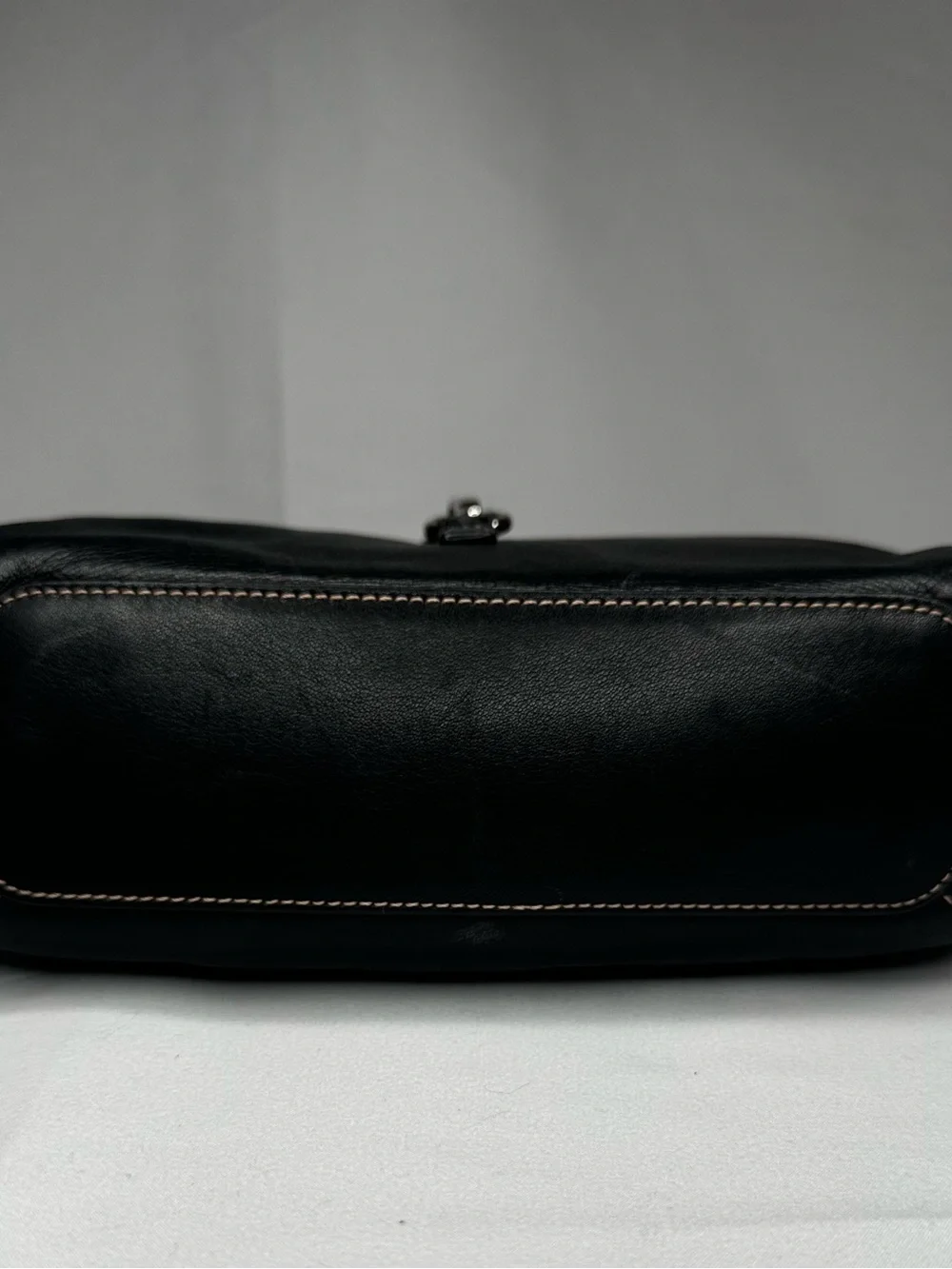 Coach Soho Black Leather Buckle Hobo Shoulder Bag